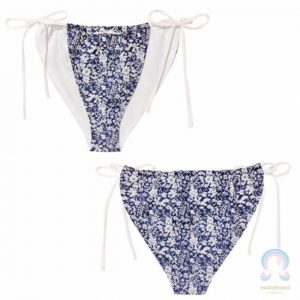 リラックスブラキャミソールとリラックスショーツ･ショートパンツのセット[紺色花柄＊乙女椿キャミ＆桜紐パン･ショートパンツ]|はごろもランジェリー