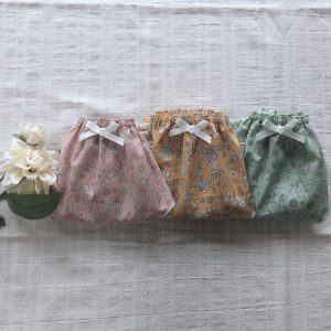 【新作紹介】はごろもショーツ椛(もみじ)パステル系植物柄