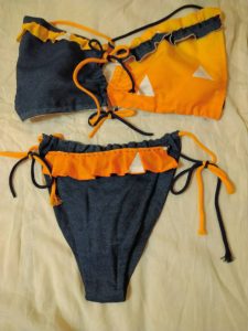 左右非対称が素敵なお客様作品のご紹介です