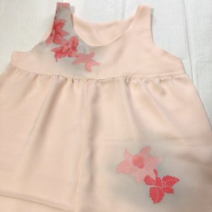 着物リメイクの幅を広げるために☆まずは新品反物で作ってみました