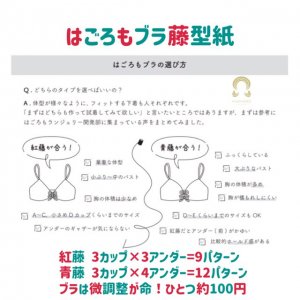 コンプレックスとはごろもブラ藤型紙の単価