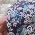 なつの生地にひとめぼれして作ったのは