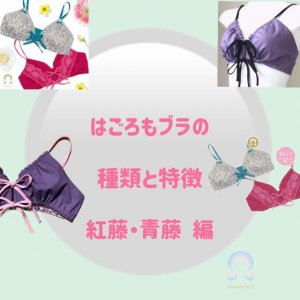 【はごろもブラの種類と特徴】紅藤・青藤編