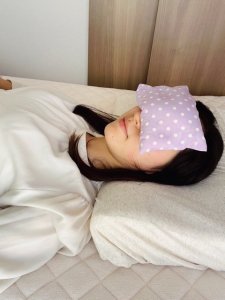 ナチュラルカイロ使用中の写真